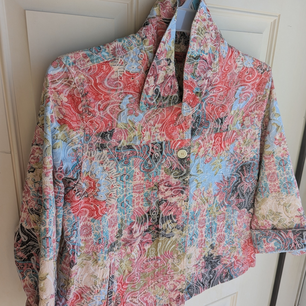 Vibrant Paisley Women's Blazer